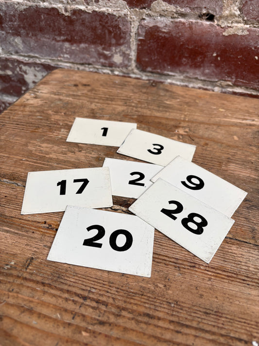 Metal Number Plaques