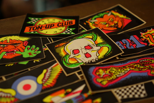 1960's Neon Stickers