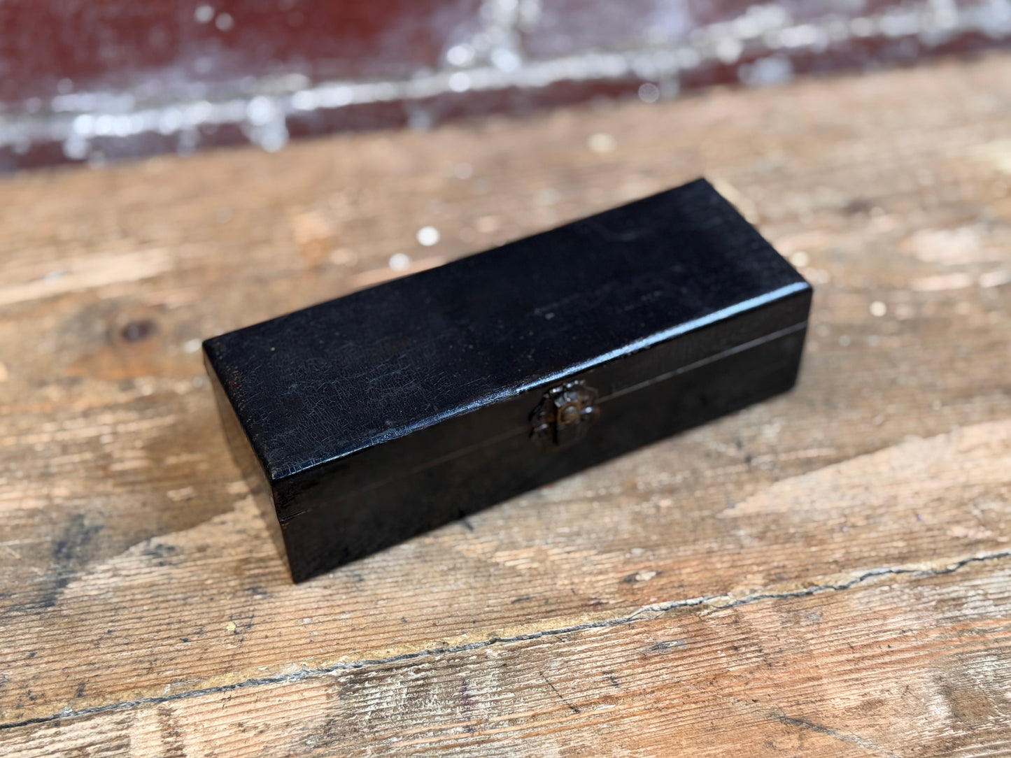 Wooden Syringe Box