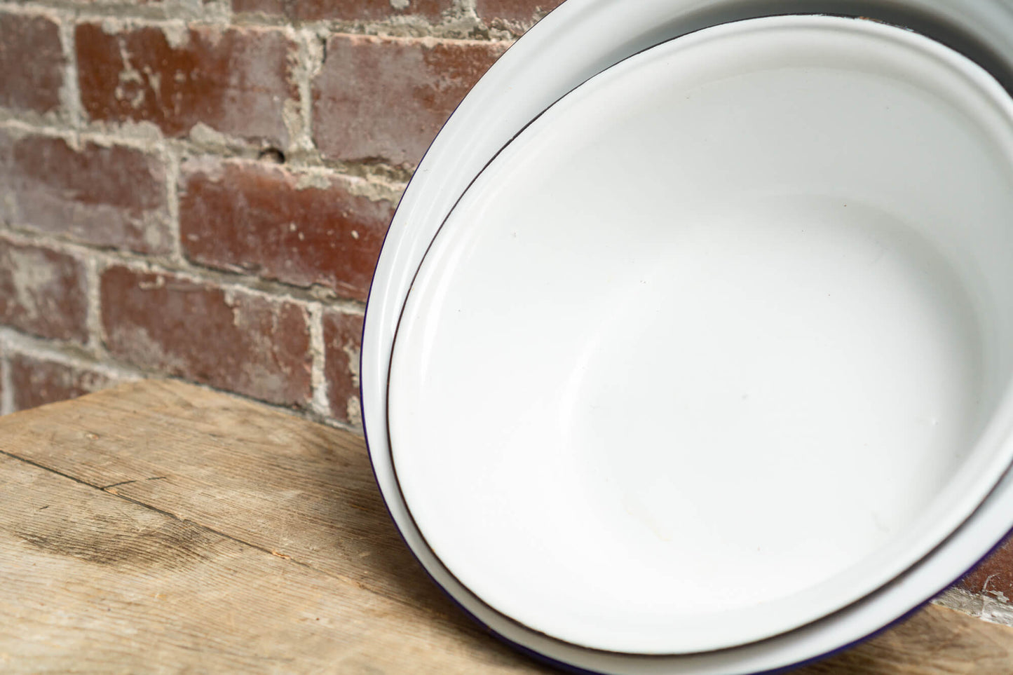 Large Enamelware Bowls