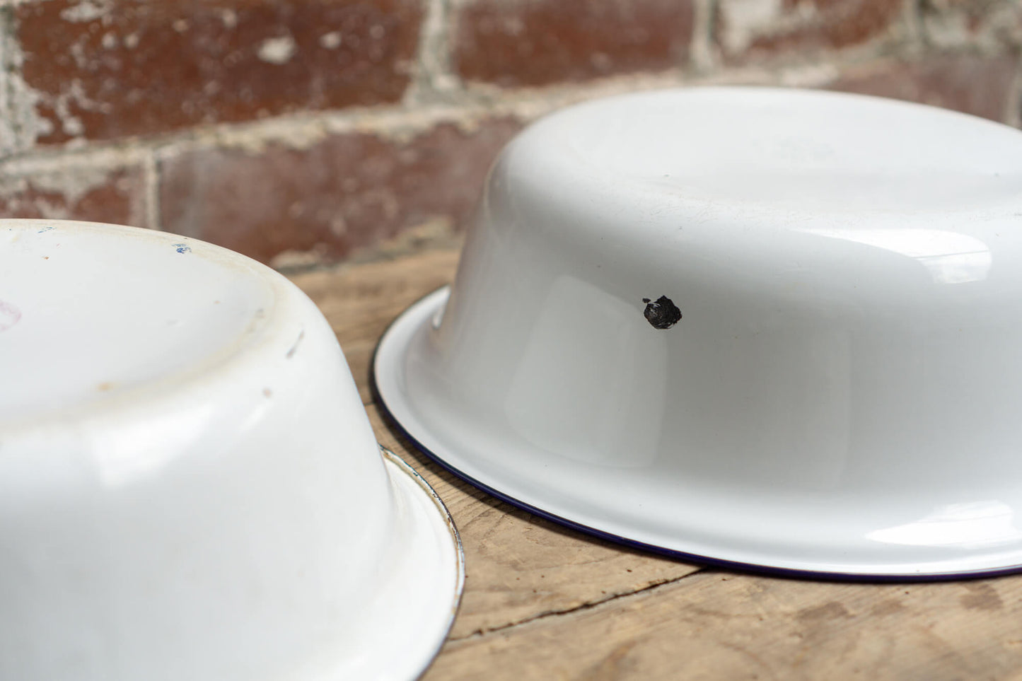 Large Enamelware Bowls