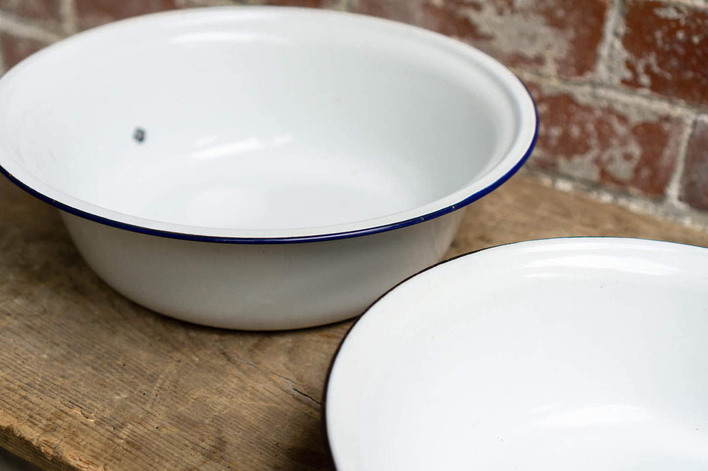 Large Enamelware Bowls