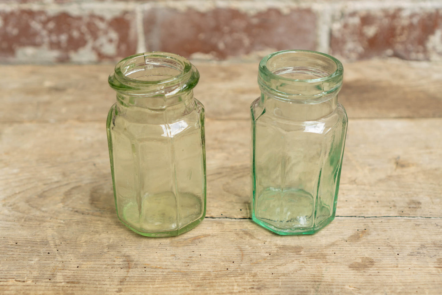 Octagonal Preserve Jars