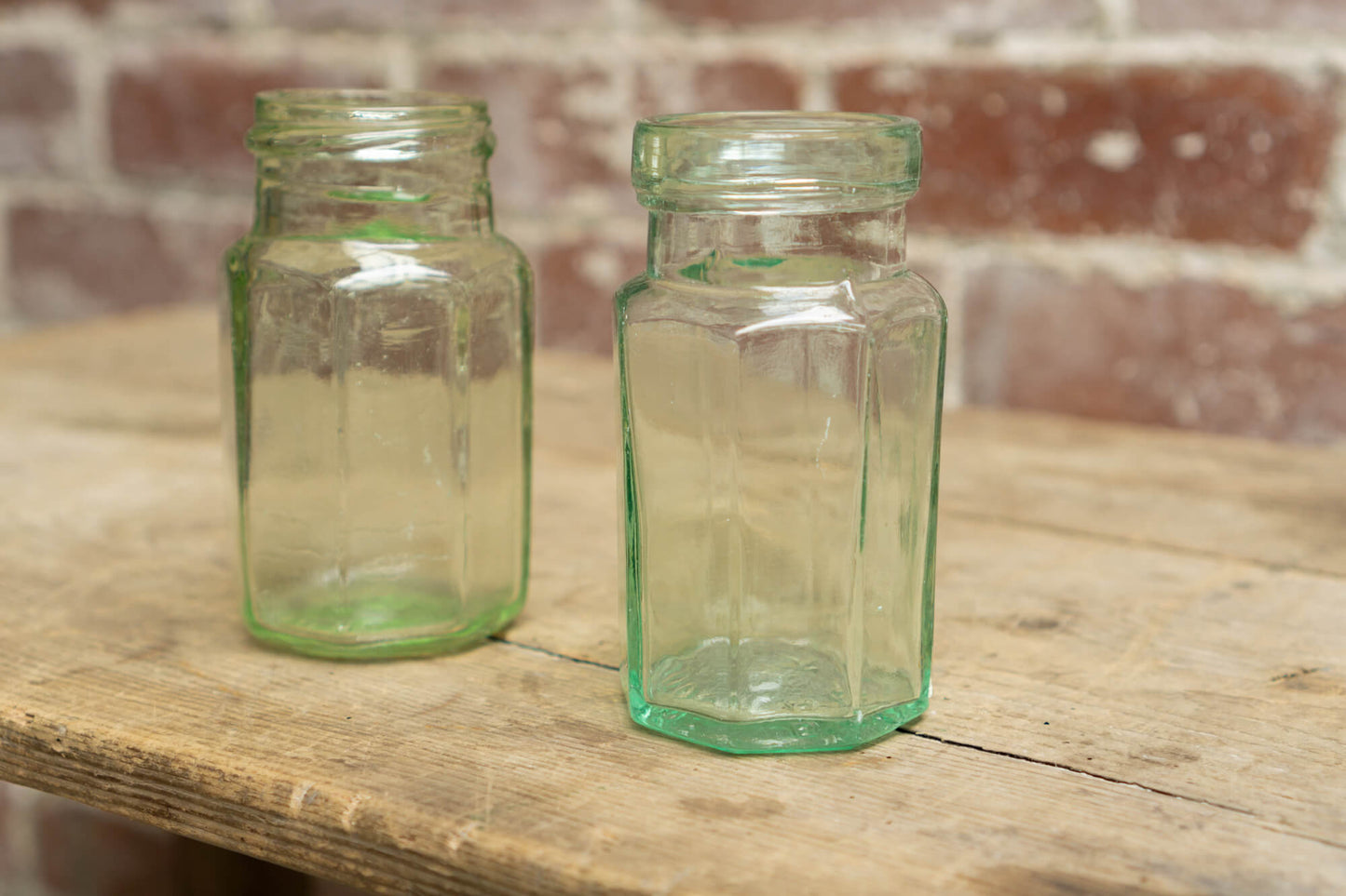 Octagonal Preserve Jars