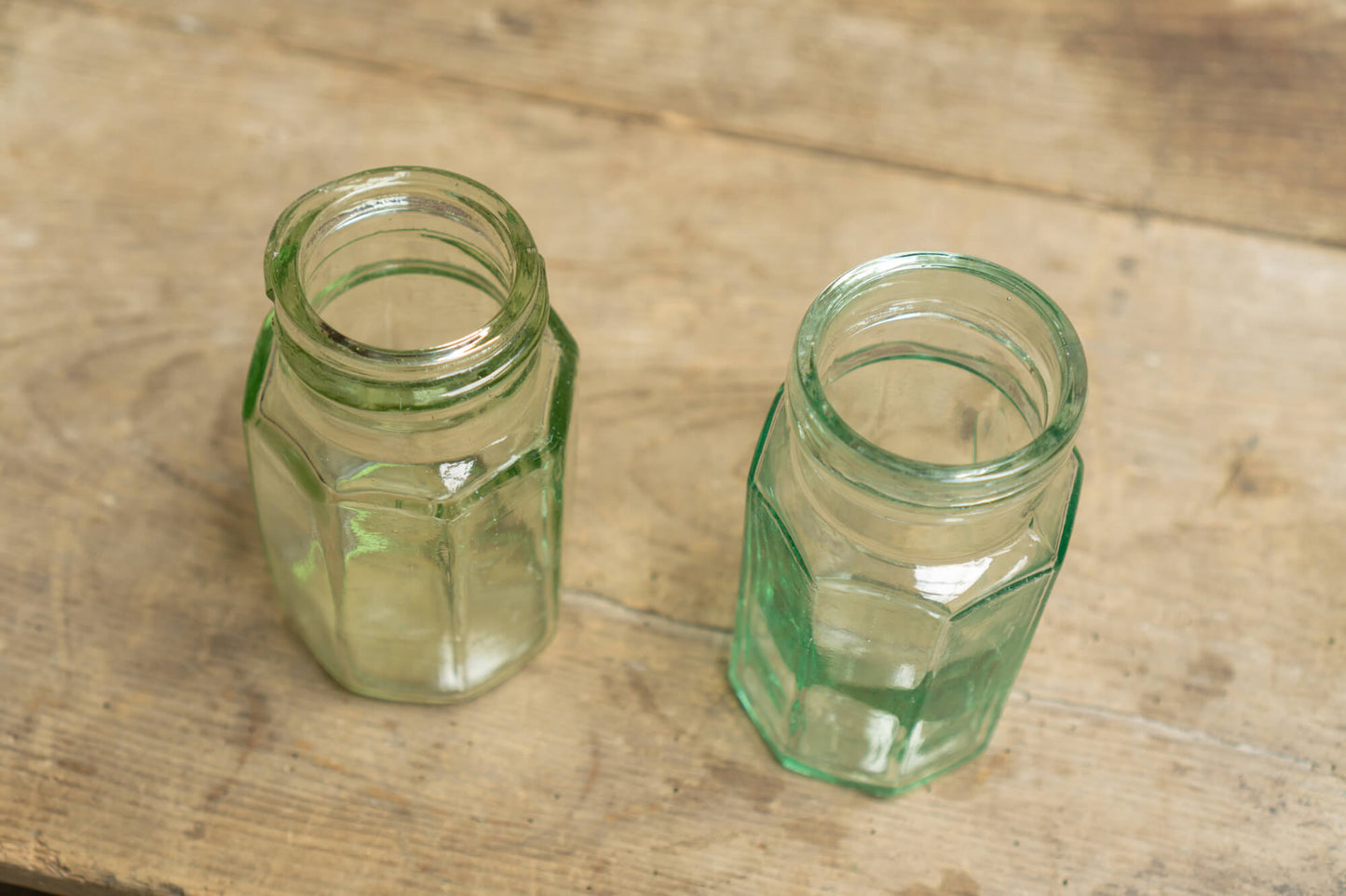 Octagonal Preserve Jars