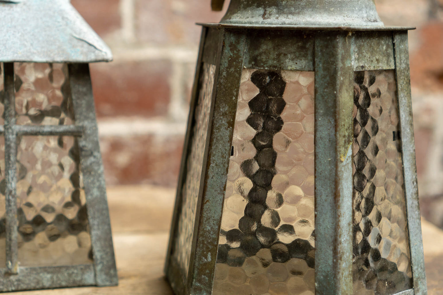 Salvaged Metal Lanterns