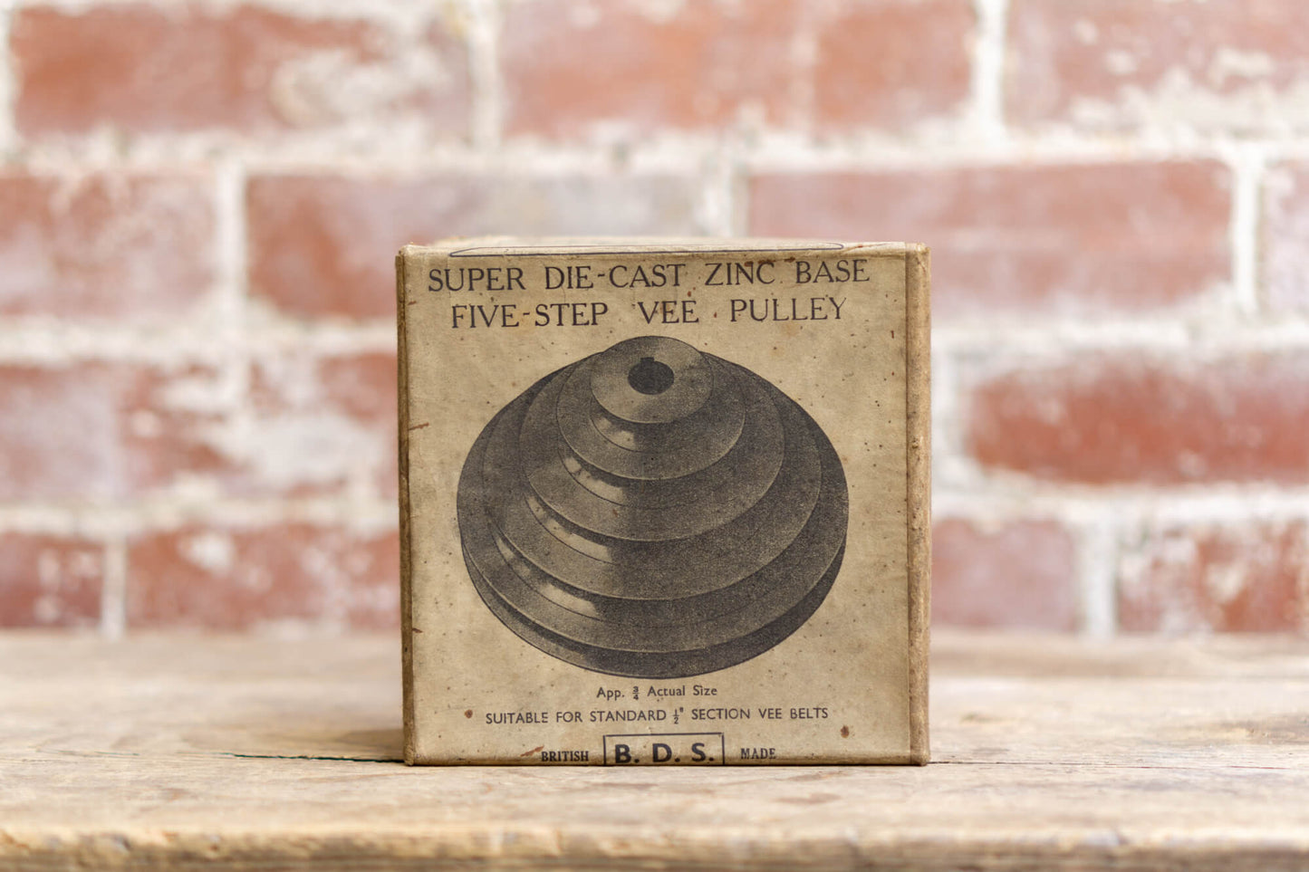 'Vee Pulley' Cardboard Box