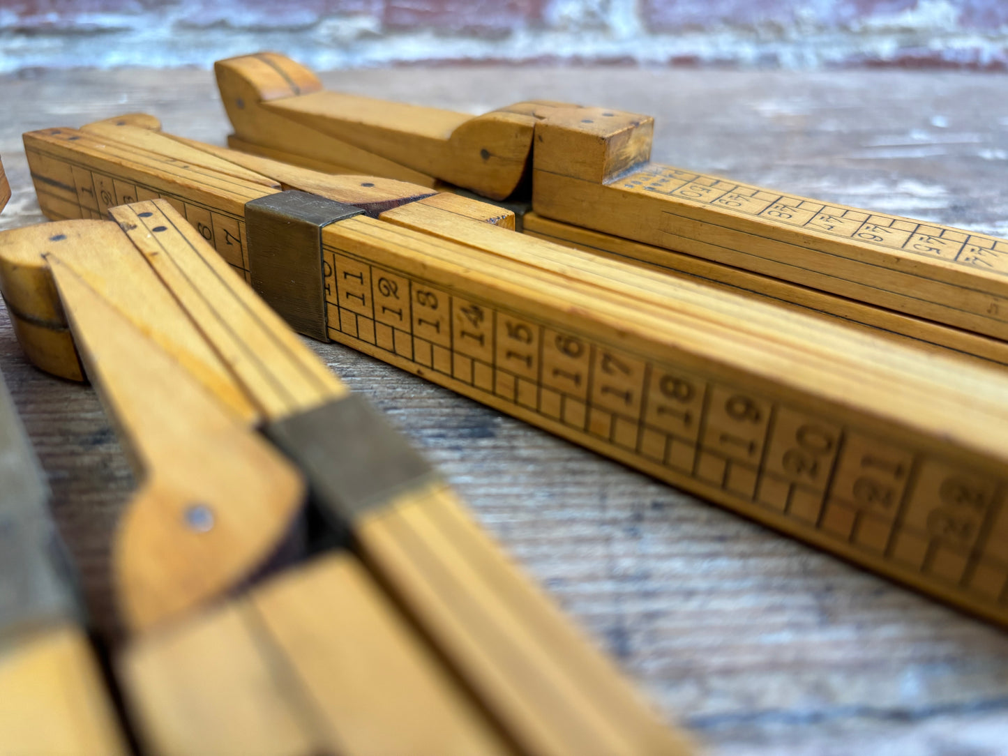 Vintage Wooden Foot Sizer