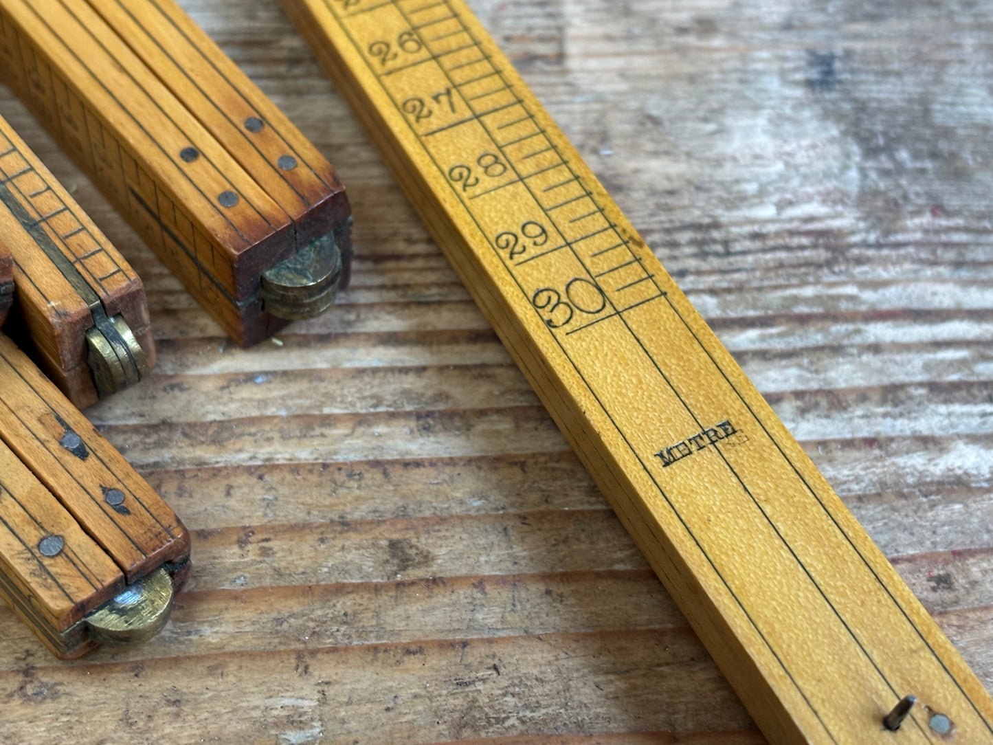 Vintage Wooden Foot Sizer
