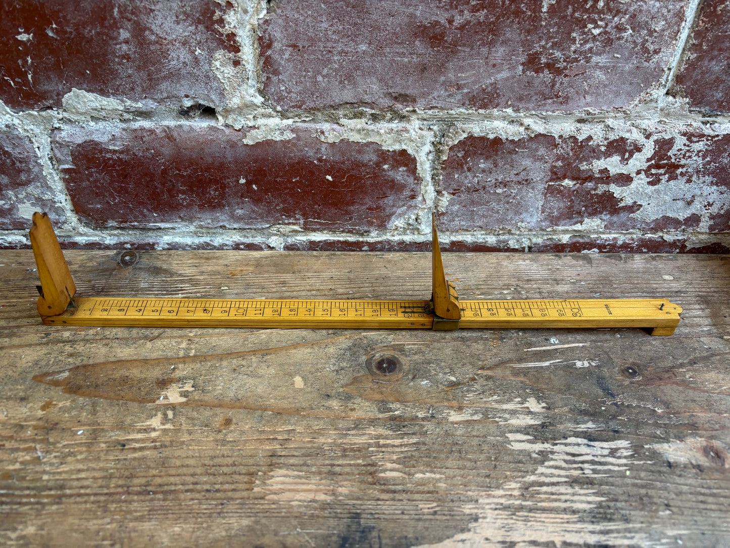 Vintage Wooden Foot Sizer