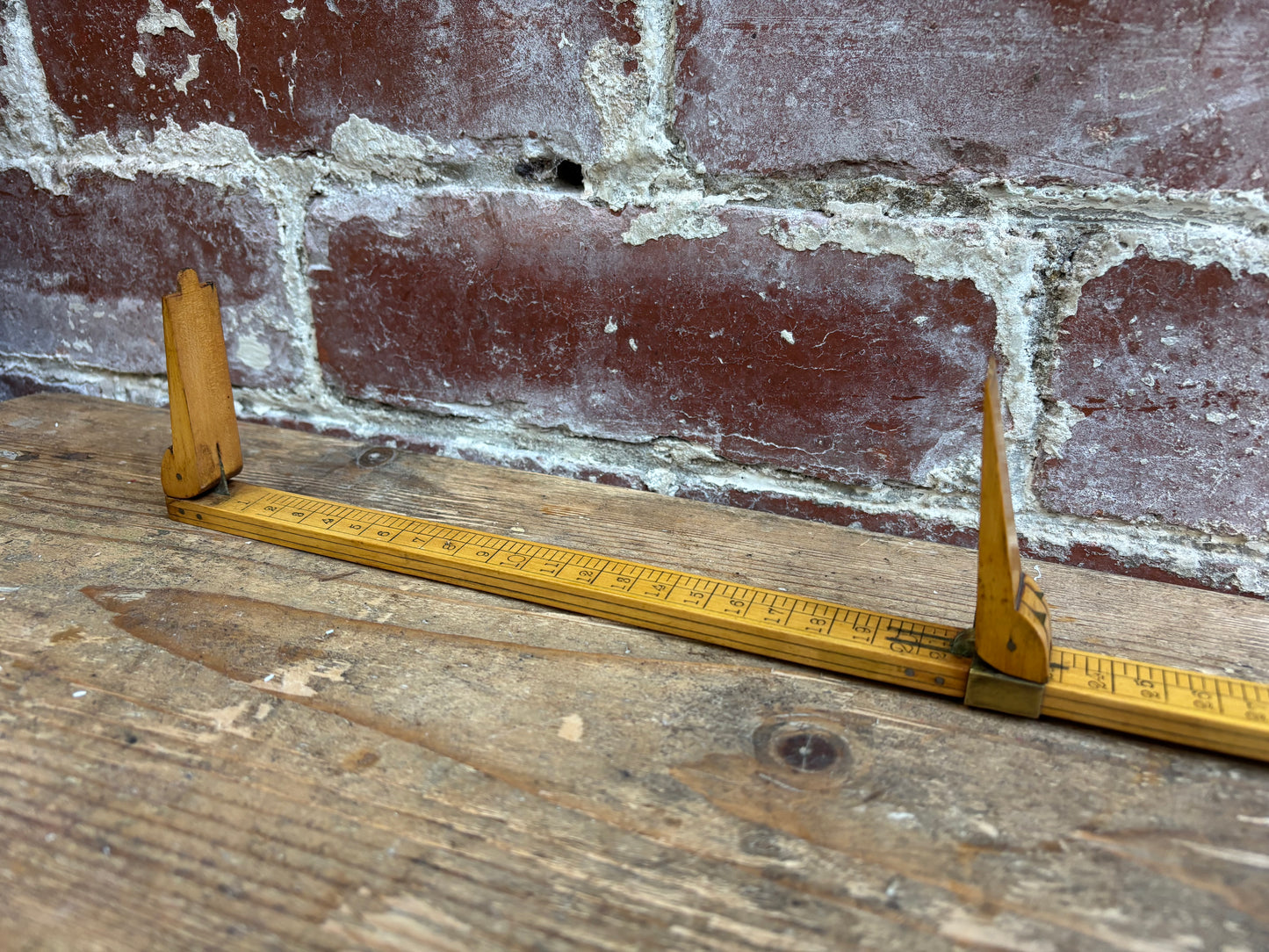 Vintage Wooden Foot Sizer