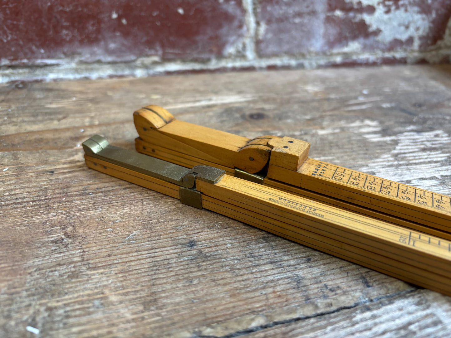 Vintage Wooden Foot Sizer
