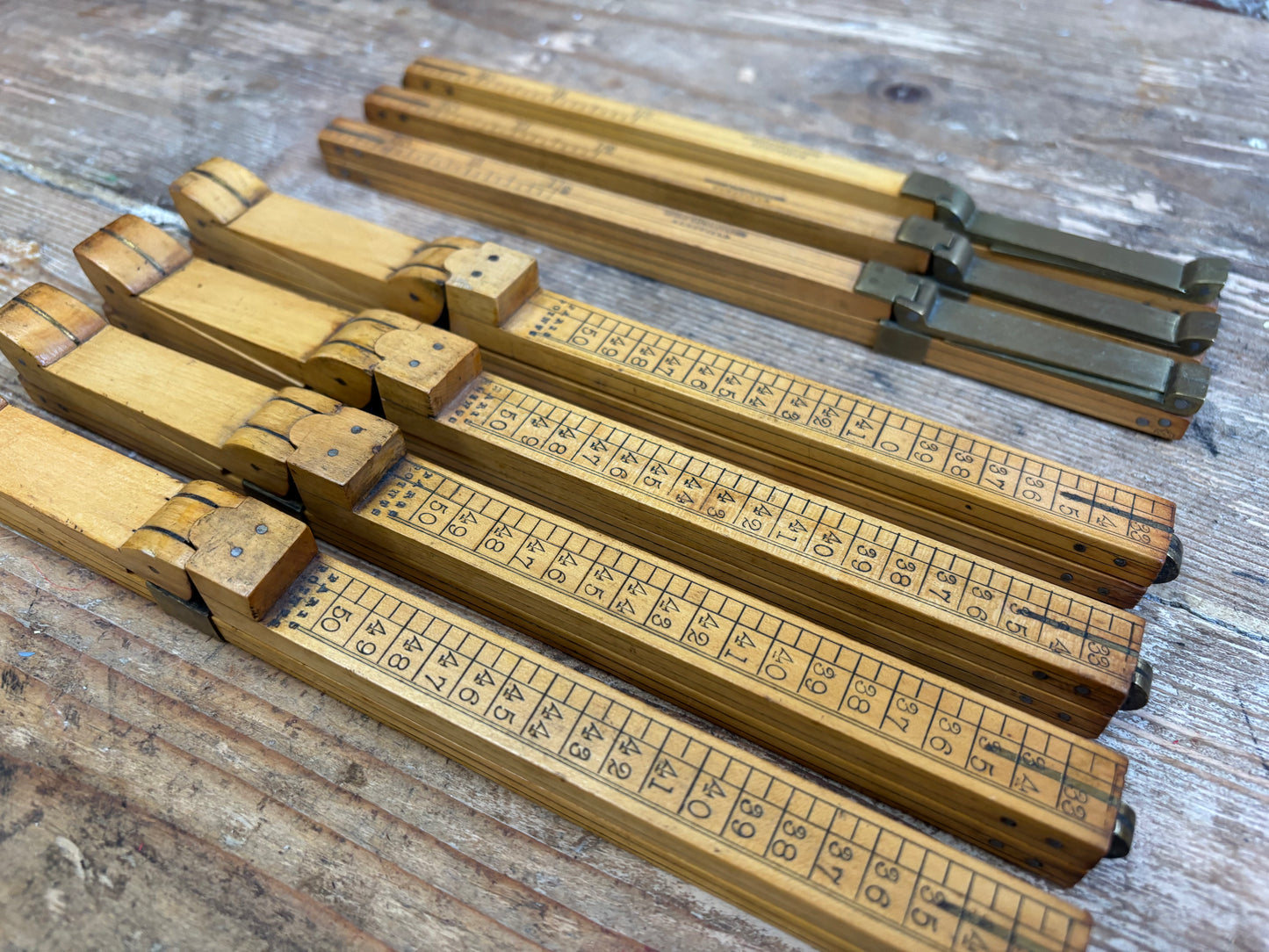 Vintage Wooden Foot Sizer