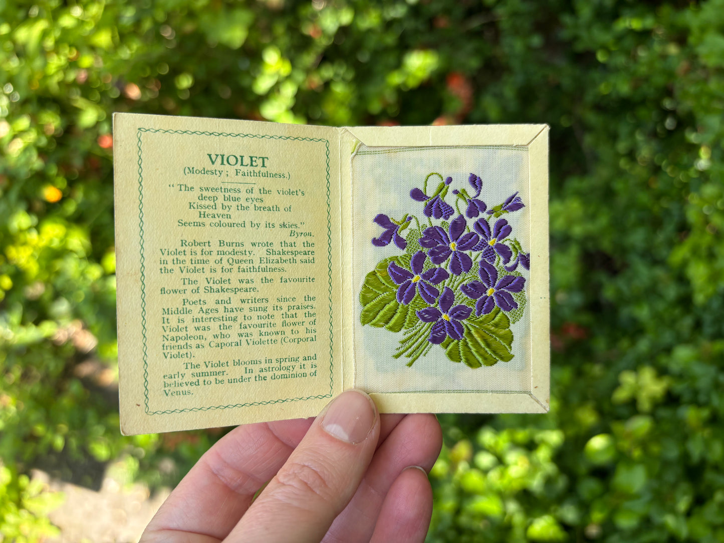 Kensitas 1930s Flower Cards