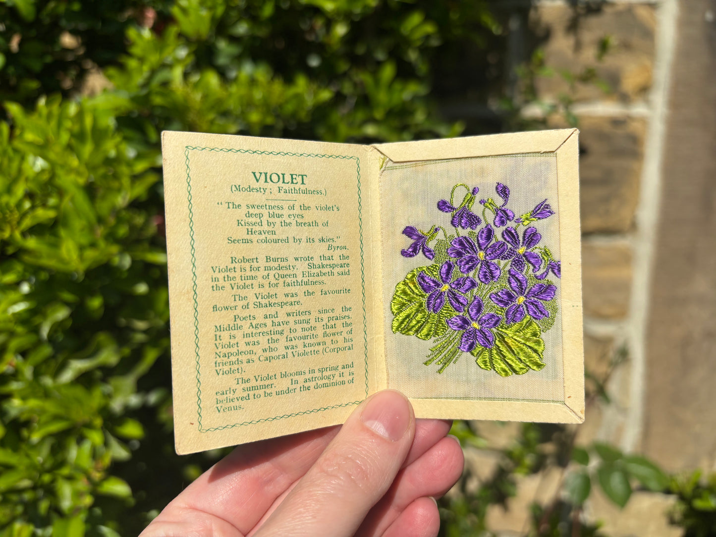 Kensitas 1930s Flower Cards