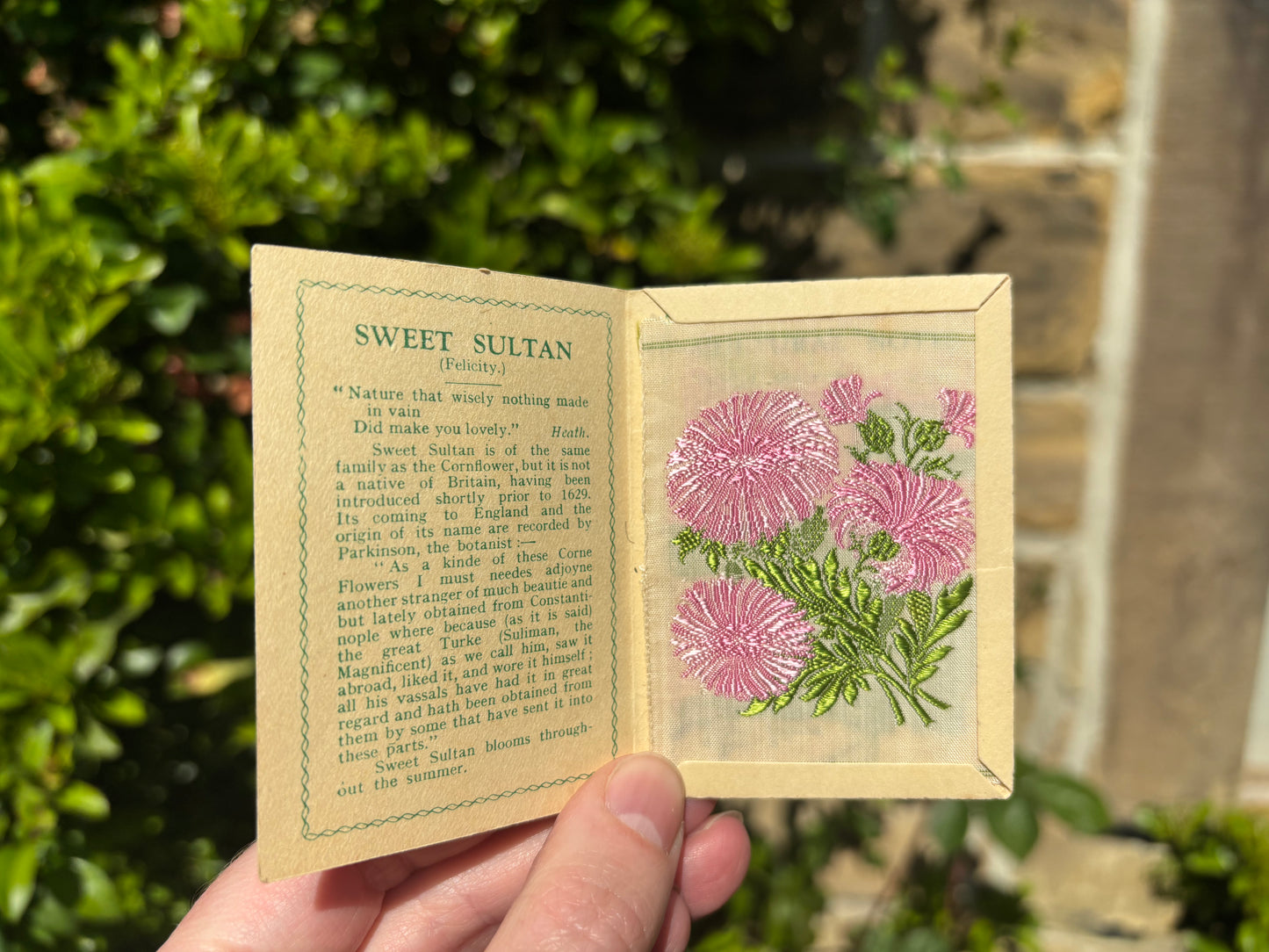 Kensitas 1930s Flower Cards