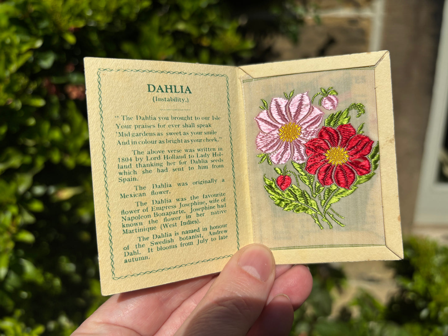 Kensitas 1930s Flower Cards