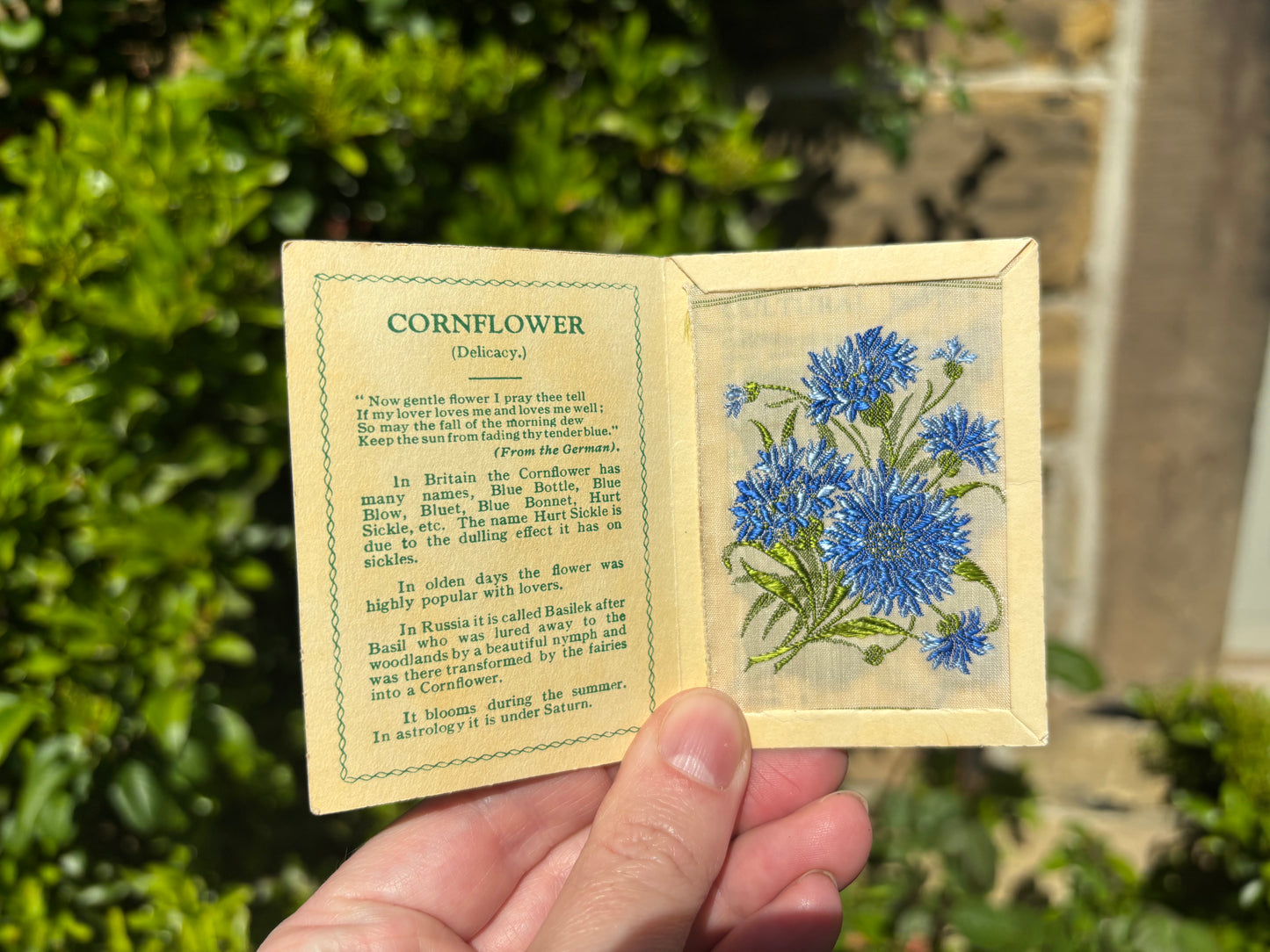 Kensitas 1930s Flower Cards