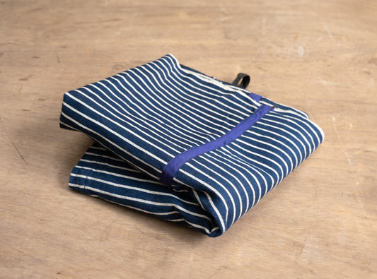 Vintage Pinstripe Waist Apron