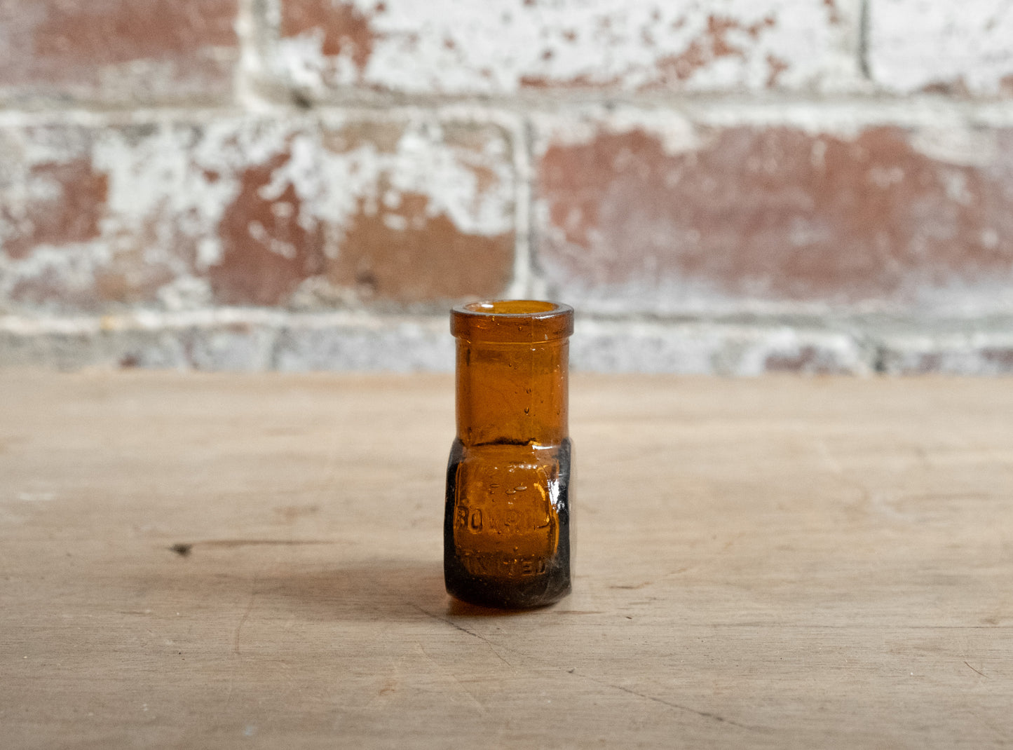 Vintage Glass Bovril Bottles