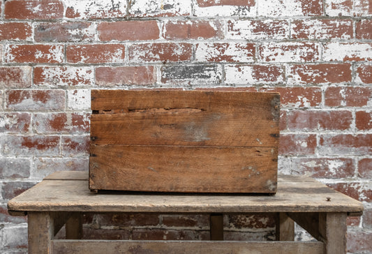 Wooden Crate Storage Box