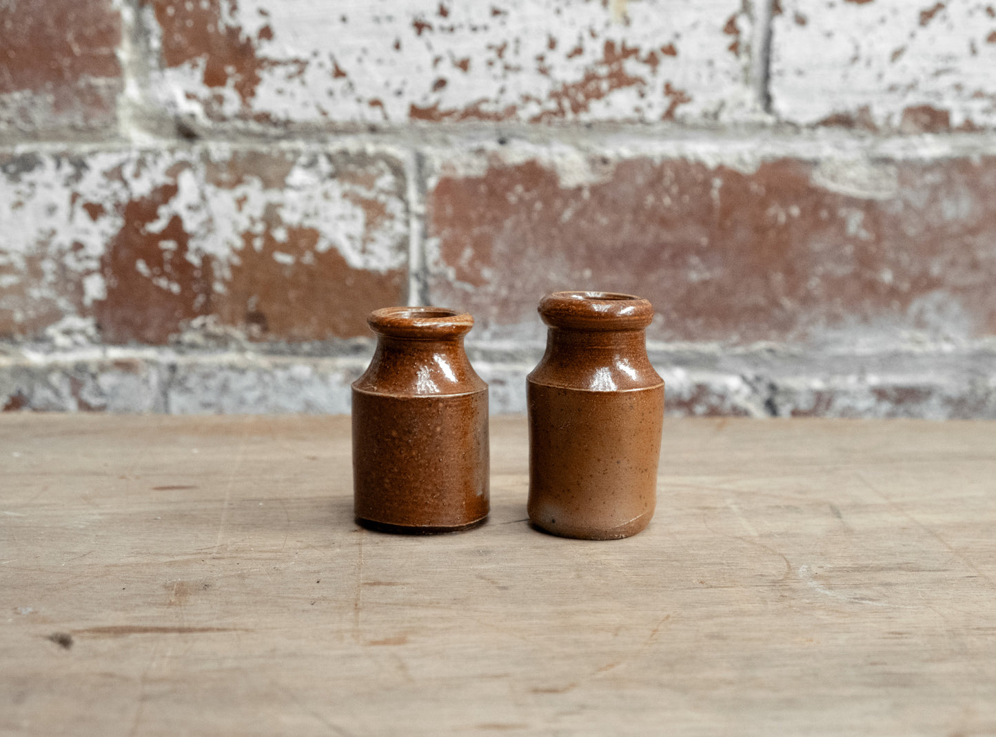 Victorian Round Top Blacking Pots