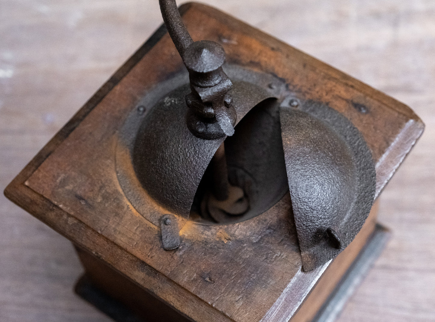 Vintage Wooden Coffee Grinder