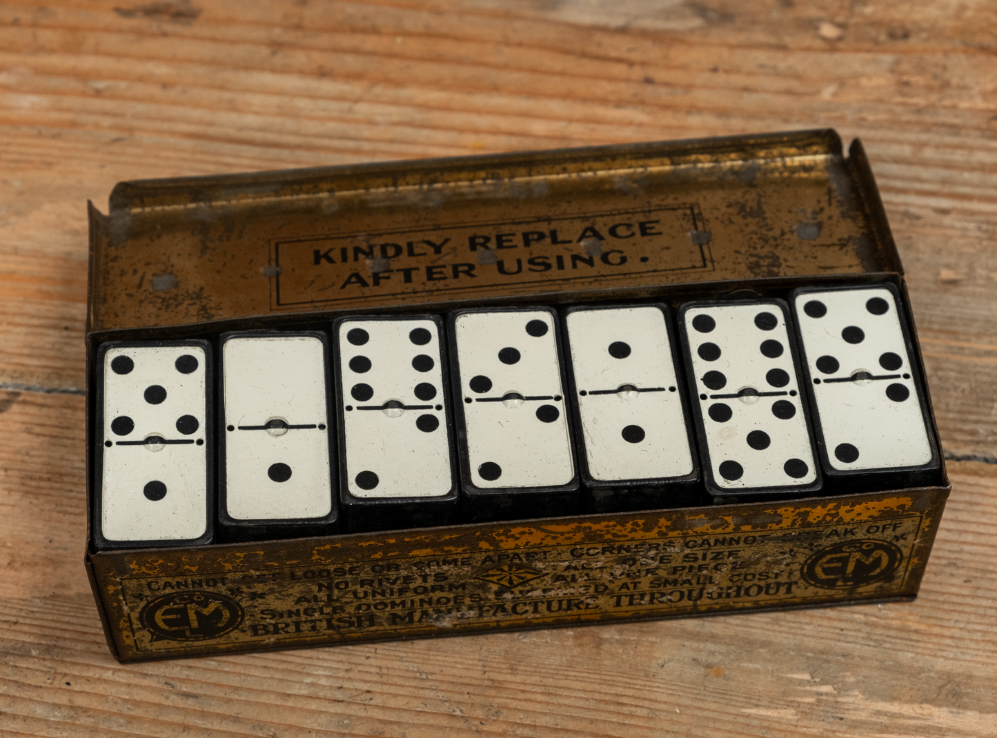 Vintage Boxed Dominoes