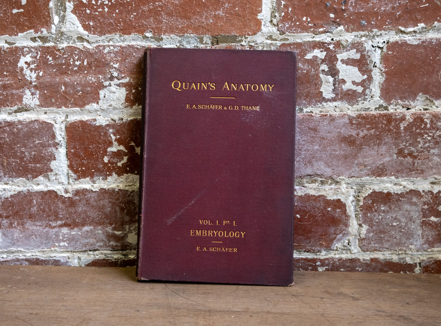 Quain's Anatomy Vol I: Embryology and Histology