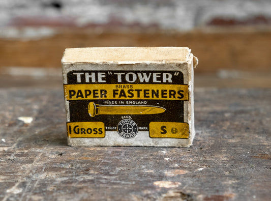 'The Tower' Vintage Paper Fasteners