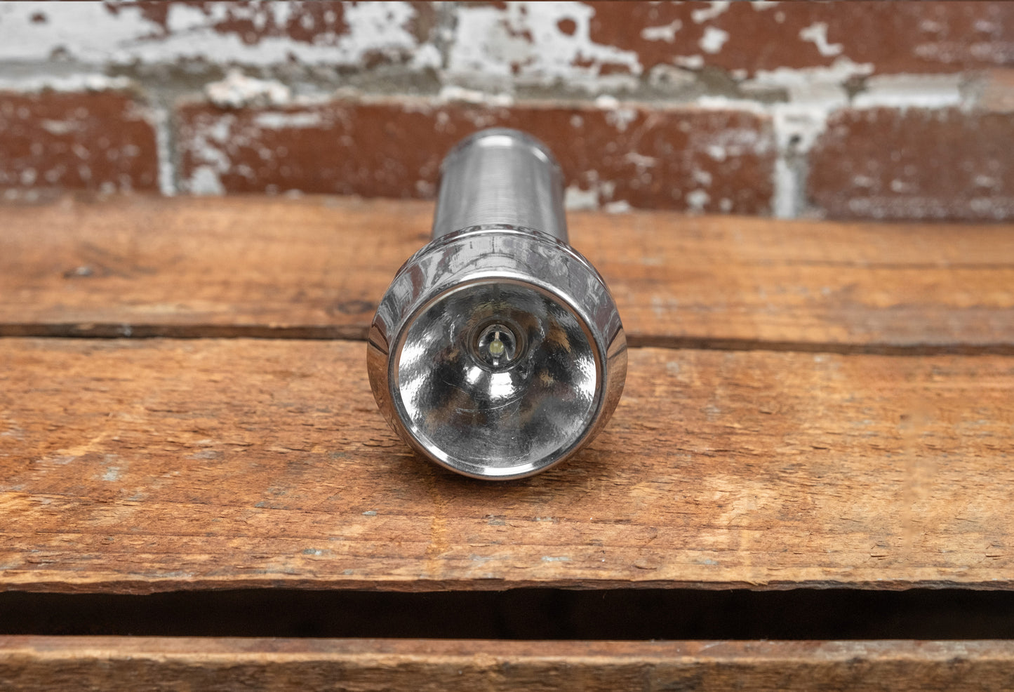 Metal Sportsman's Torch - Vintage Ray-O-Vac Flashlight