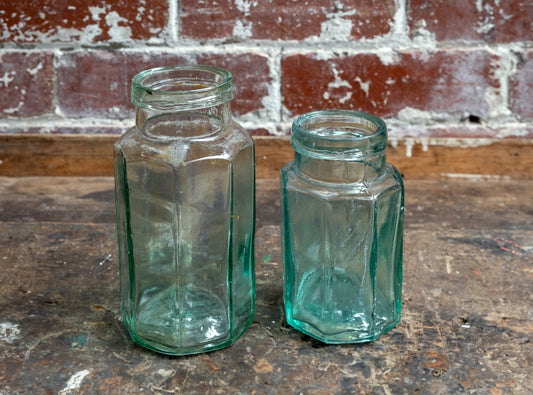 Octagonal Preserve Jars