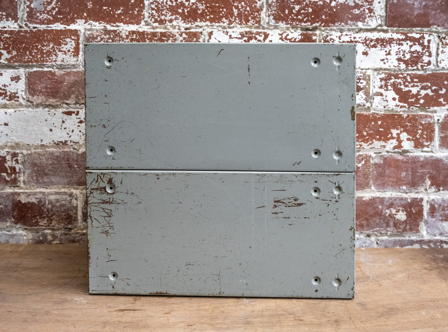 Grey Industrial Filing Drawers