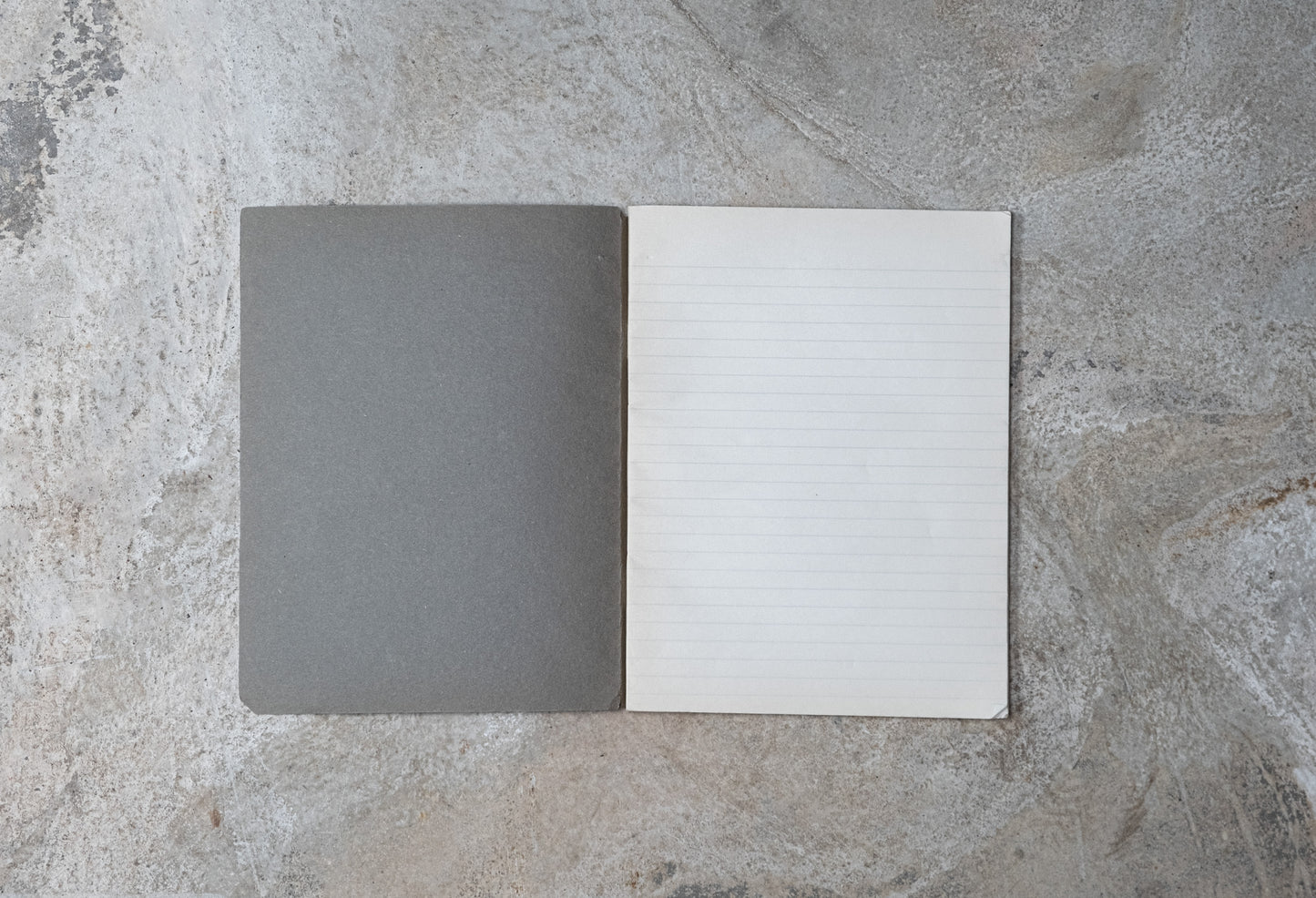 Grey Lined Exercise Notebook