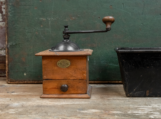 Vintage Wooden Coffee Grinder