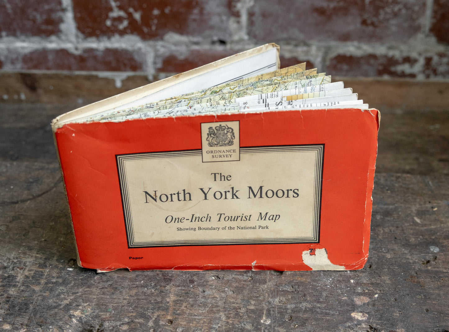 Folding North York Moors Map