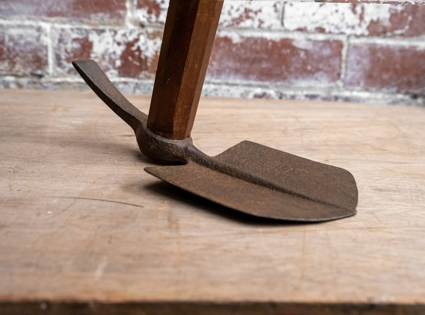 Vintage Wooden Handle Mattock