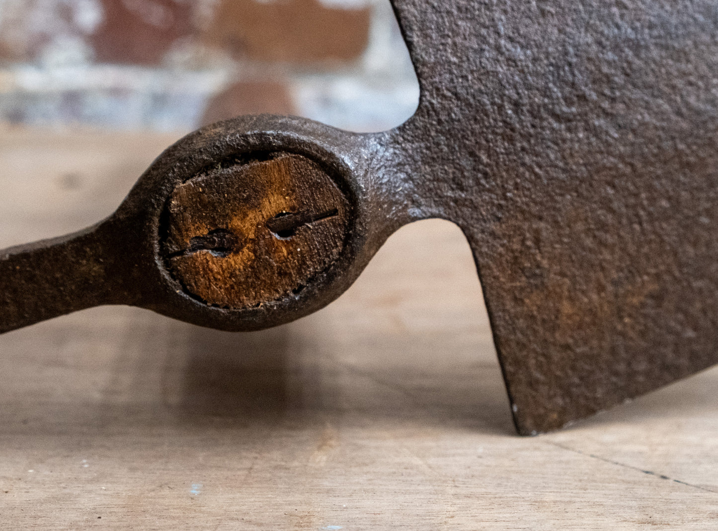 Vintage Wooden Handle Mattock