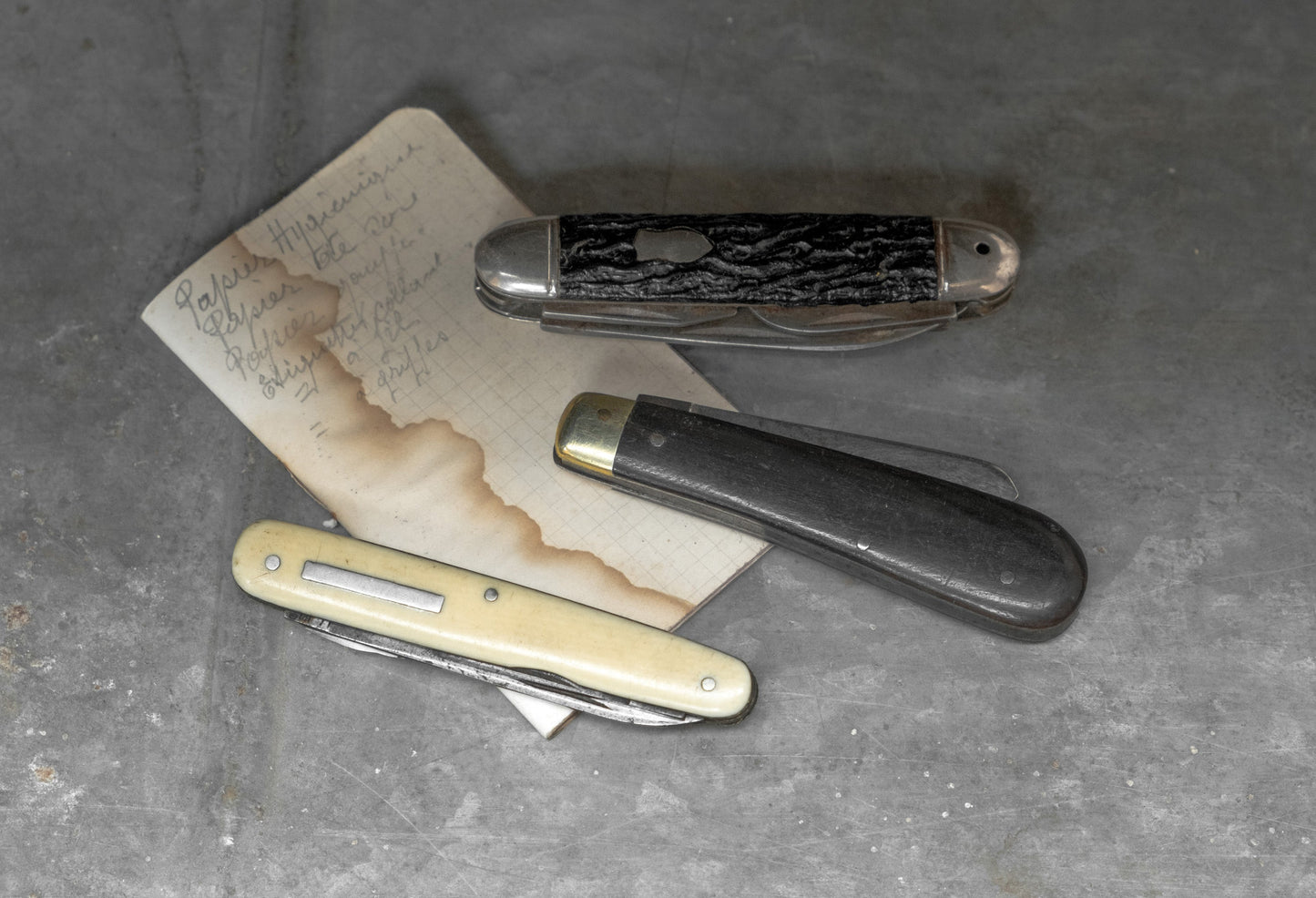 Folding Stag Pen Knife by 'Richards'