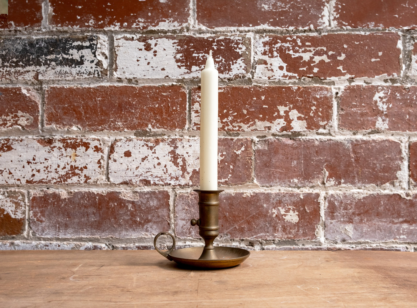 Brass Taper Candlestick