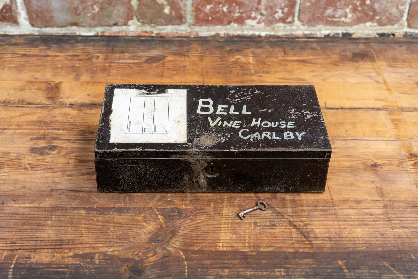 Metal Deed Box with Key