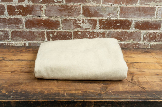 Cream Wool Blanket