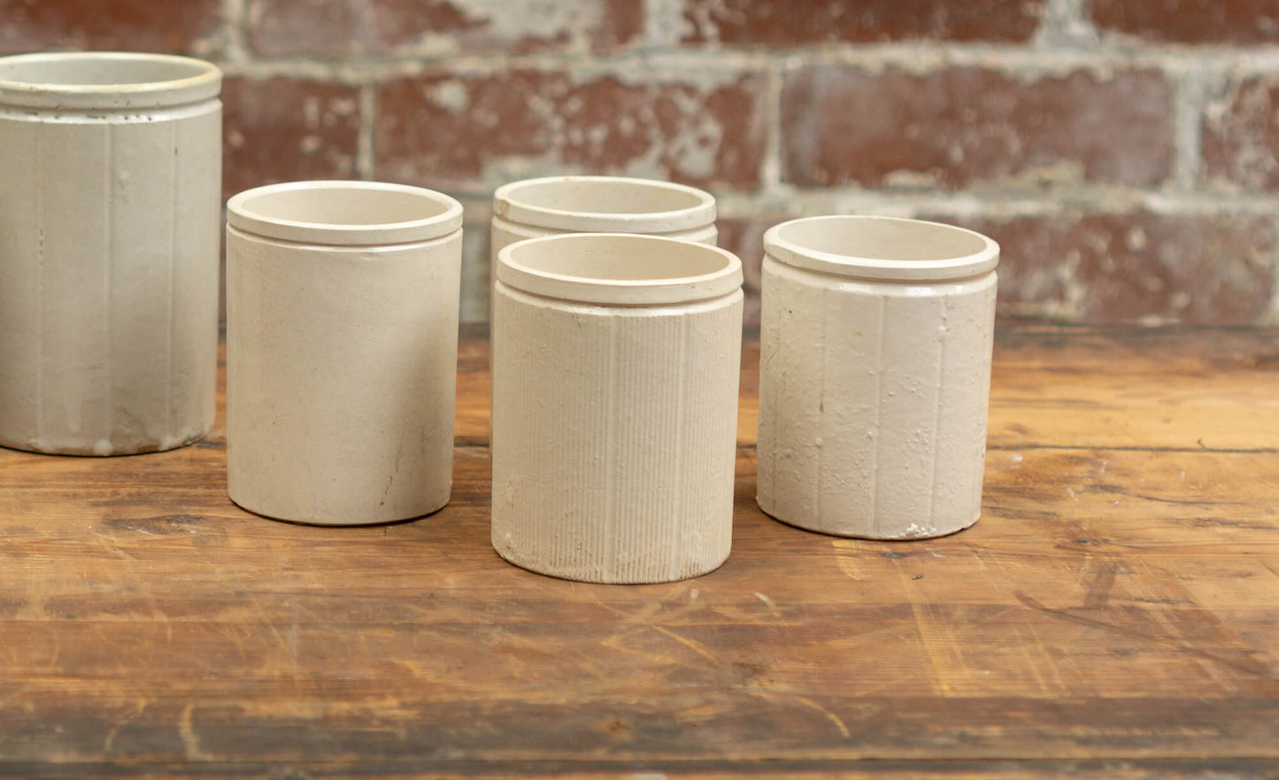 Victorian Stoneware Preserve Jars